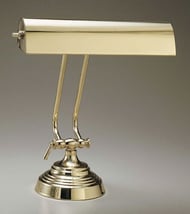 PIANO LAMP BRASS-ROUND BASE